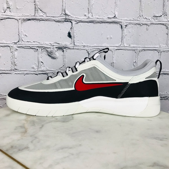 Nike SB Nyjah Free 2 Men’s Rouge Sport/Black Skateboarding Shoes BV2078-002 NEW - Picture 5 of 13